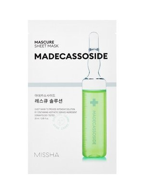 MISSHA_Mascure_Rescue_Solution_Sheet_Mask MADECASSOSIDE