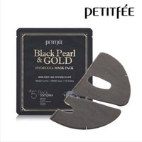 PETITFEE - Black Pearl & Gold Hydrogel Mask Pack Gesichtsmaske 1