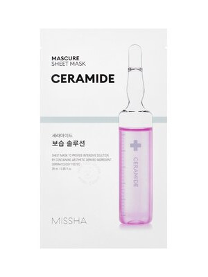 MISSHA_Mascure_Moisture_Barrier_Solution_Sheet_Mask CERAMIDE