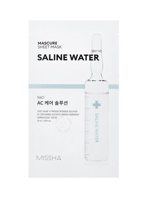 MISSHA_Mascure_AC_Care_Solution_Sheet_Mask SALINE WATER