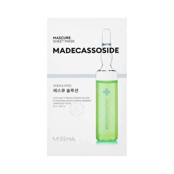 MISSHA_Mascure_Rescue_Solution_Sheet_Mask MADECASSOSIDE