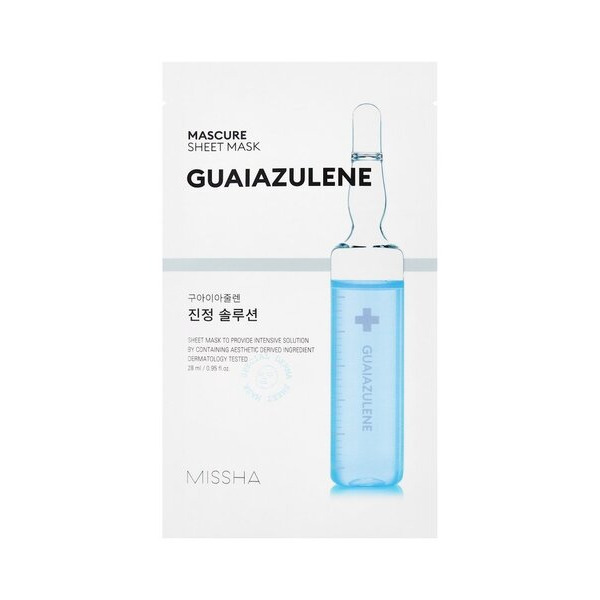 MISSHA_Mascure_Calming_Solution_Sheet_Mask GUAIAZULENE